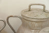 Vintage French Nestle Aluminium Lidded Milk Churns