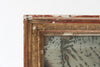 Antique French Gilt Mercury Glass Mirror with amazing foxed glass