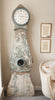 Antique Swedish Mora Clock, dry scraped, circa 1820's