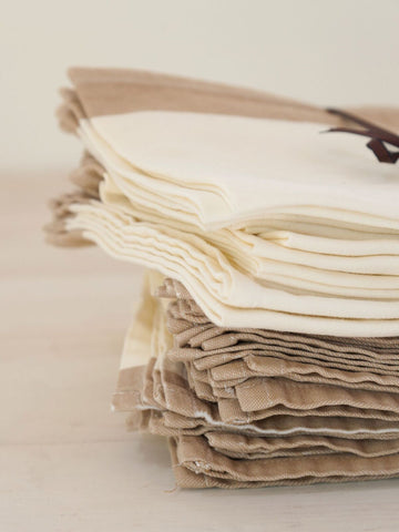 Vintage French Cotton Table Napkins