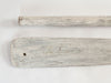Pair Vintage Paddle Oars, with a pale grey white wash finish