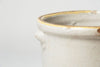 Antique Italian Olive Confit pots with white glaze