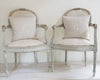Pair Beautiful Antique French Louis XVI Chairs