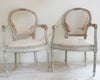 Pair Beautiful Antique French Louis XVI Chairs