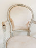 Pair Beautiful Antique French Louis XVI Chairs