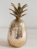 Trio Mid Century Brass Pineapples - Decorative Antiques UK - 2