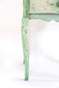 Antique French Country Lamp/Side Table revealing its original paint
