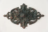 Antique French Cast Iron Fragment with original green paint - Decorative Antiques UK  - 2