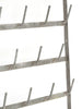 Vintage French Galvanised Zinc Bottle drying wall racks