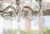 1920's Vintage Italian 6 arm Crystal Chandelier