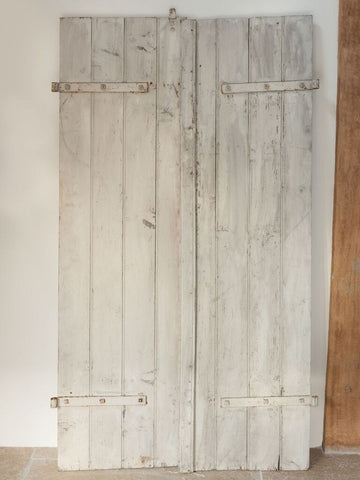Pair Antique French Shutters - Decorative Antiques UK  - 1