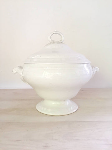 Antique French Porcelain Soupiere