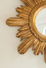 Mid Century French Gilt Sunburst Mirror