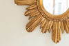 Mid Century French Gilt Sunburst Mirror