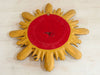 Mid Century French Gilt Sunburst Mirror