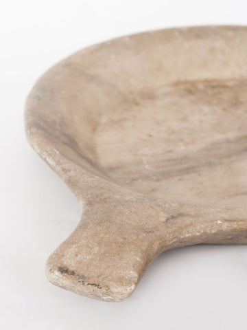 Huge Rajasthan Marble Platter with handle