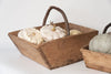 French Vintage Wooden Garden Trug