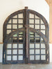 Amazing Pair Arched Italian Wooden Windows