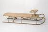 Swedish Toboggan with steering wheel and brake, circa 1920