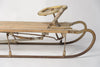 Swedish Toboggan with steering wheel and brake, circa 1920
