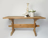 Beautiful Antique Swedish 19thC Trestle Table (Bockbord)