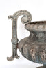 Antique French Cast Iron Urn with Decorative Handles