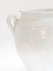 Antique 19th Century French White Glaze Confit Pots