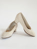 Vintage French Linen Wedding shoes from the 1930's