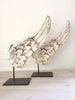 Decorative Plaster Wings on Steel stands