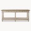 Beautiful painted Oak and Stone Swedish Style Console Table