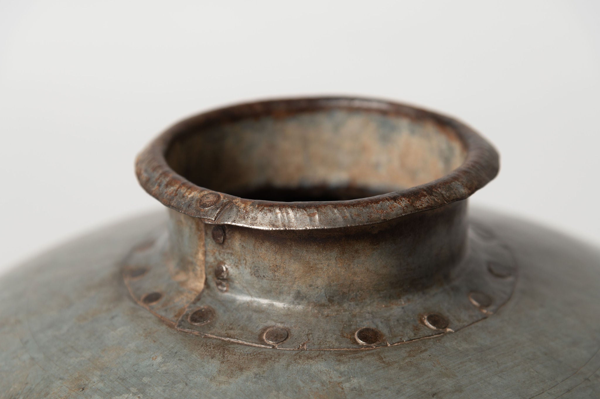 Handcrafted Metal Indian Water Vessels