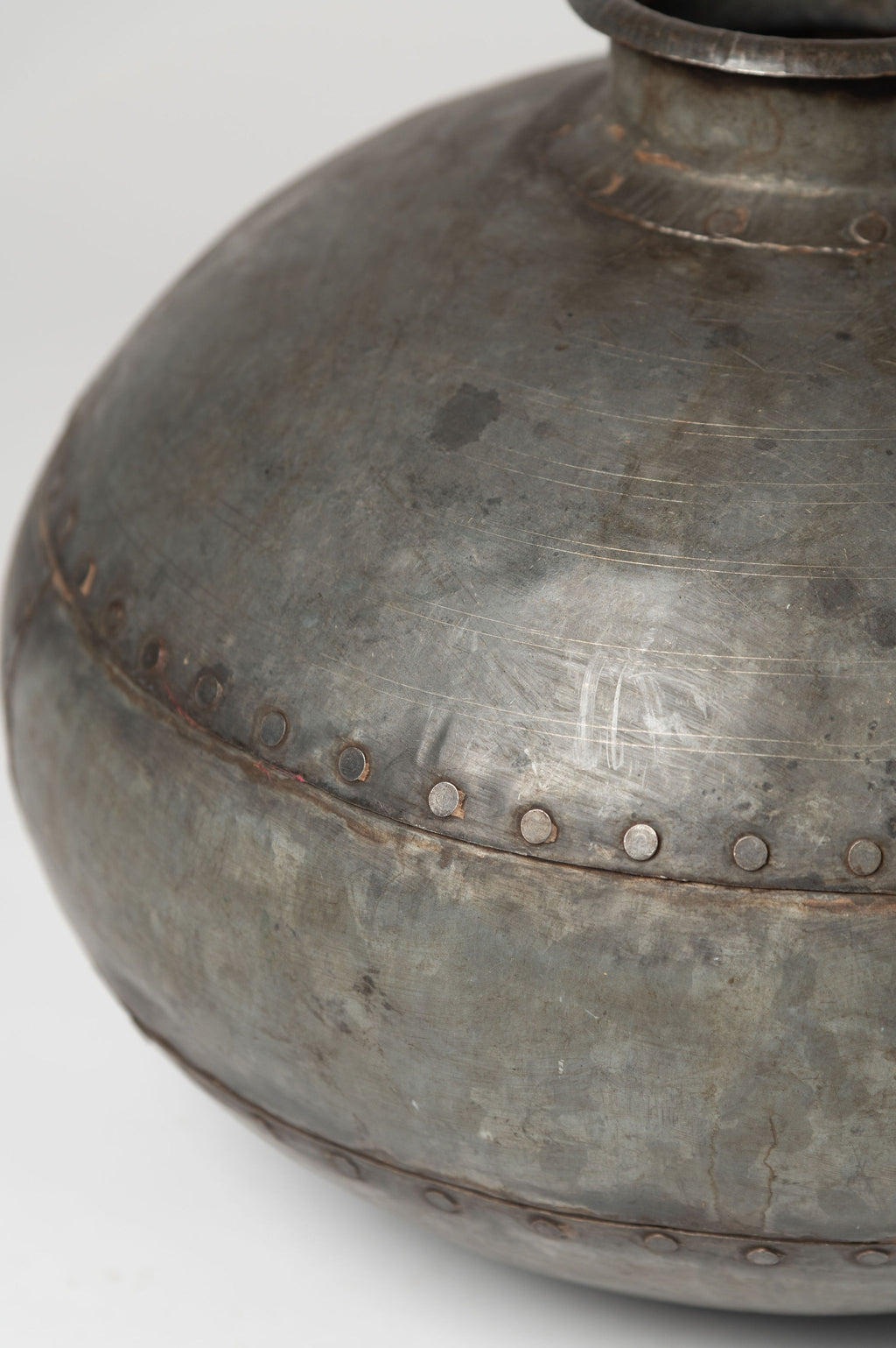 Handcrafted Metal Indian Water Vessels