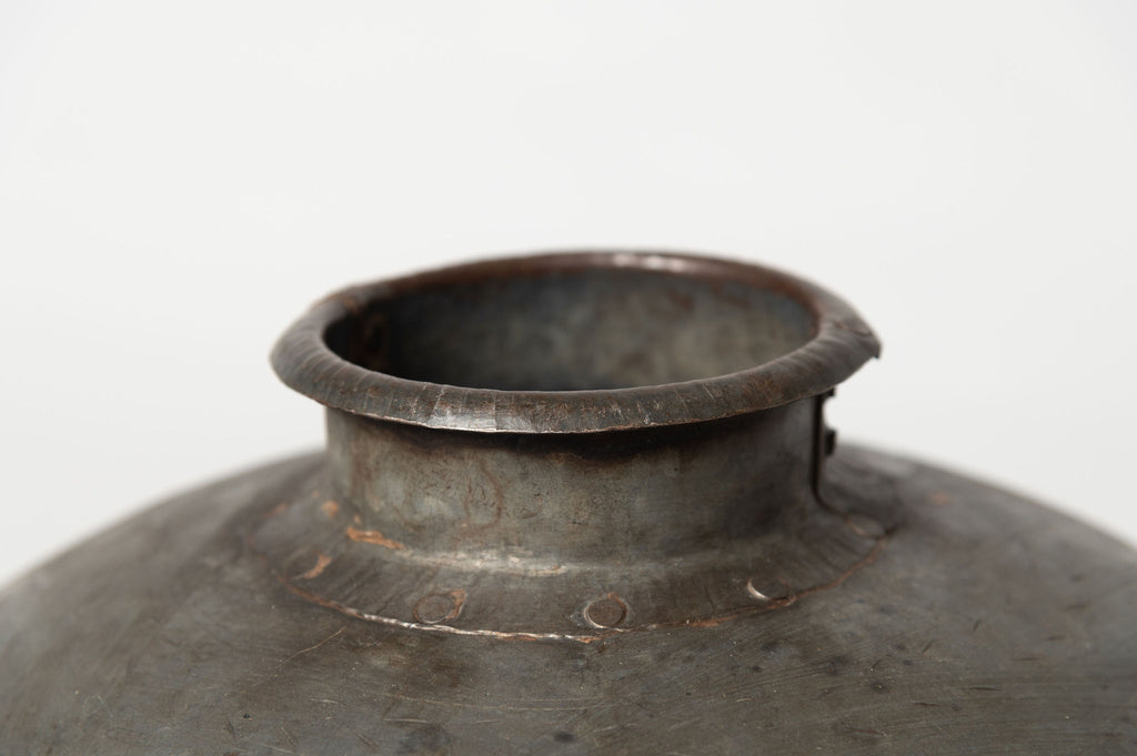 Handcrafted Metal Indian Water Vessels