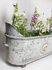 Antique 19th Century French Napoleon III painted bath tub