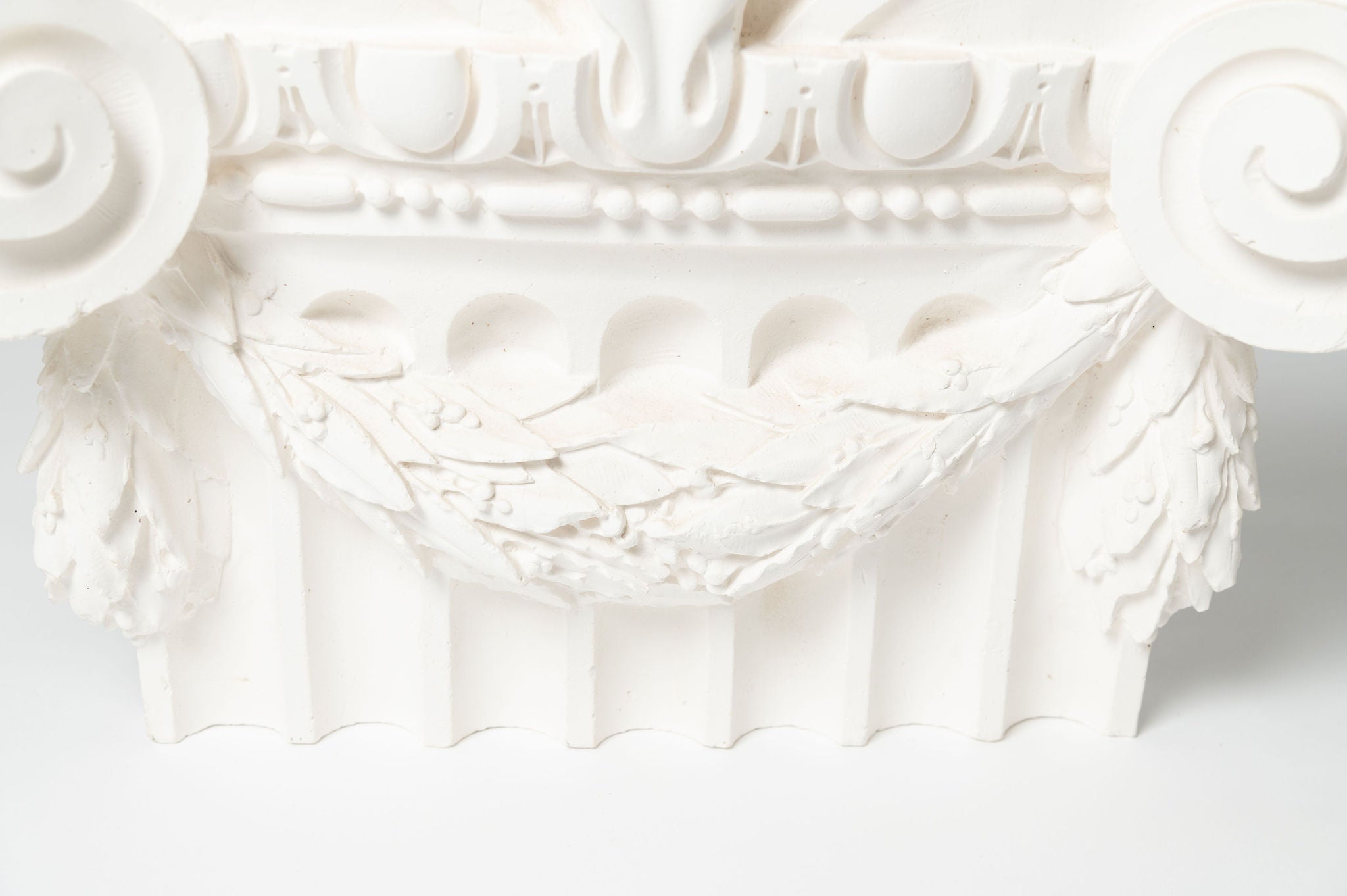English plaster cast of a Greek Ionic capital