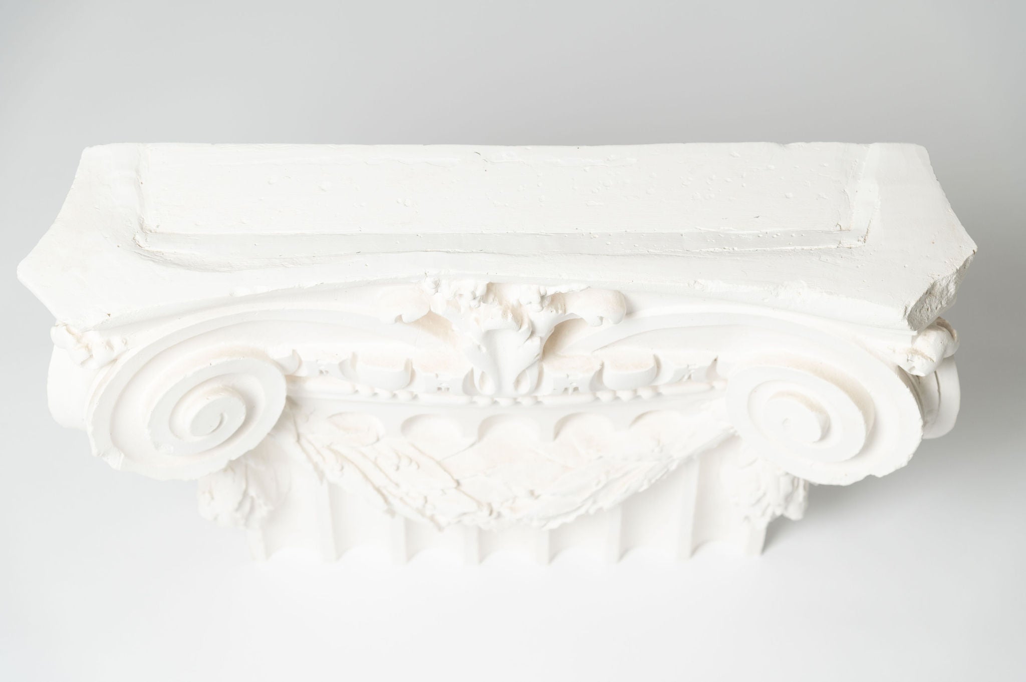 English plaster cast of a Greek Ionic capital
