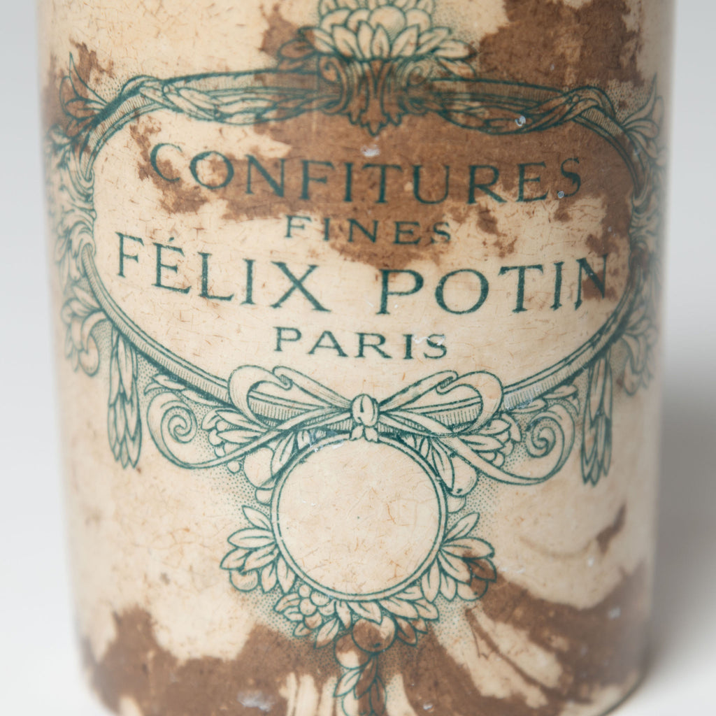 Antique French Felix Potin Confiture pots