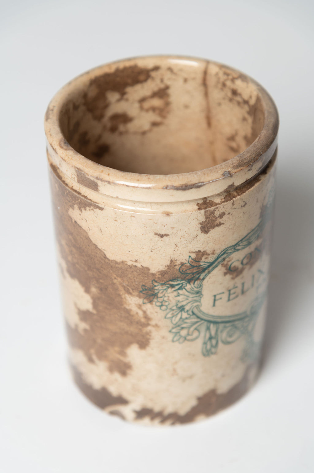 Antique French Felix Potin Confiture pots