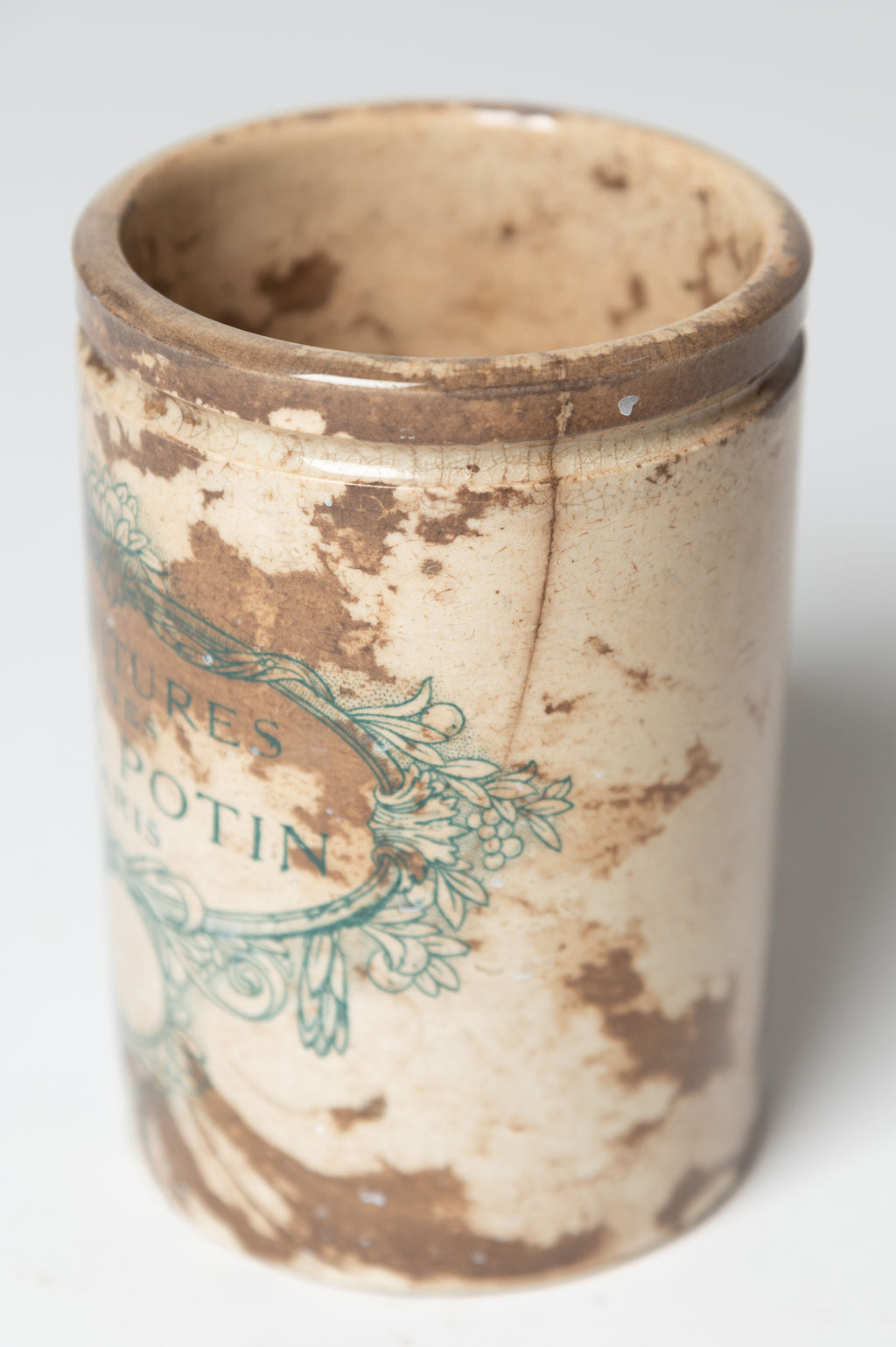 Antique French Felix Potin Confiture pots