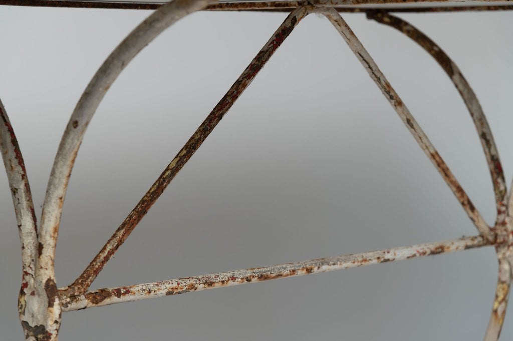 Antique 19th century french marble top bistro table