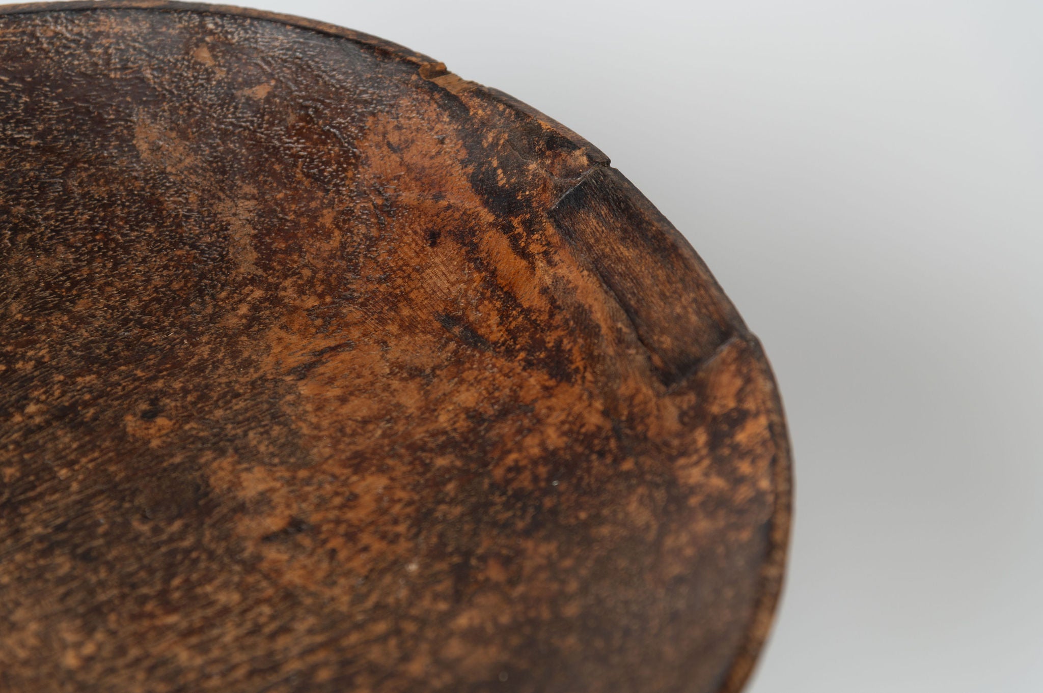 Antique Nagaland wooden pedestal bowls
