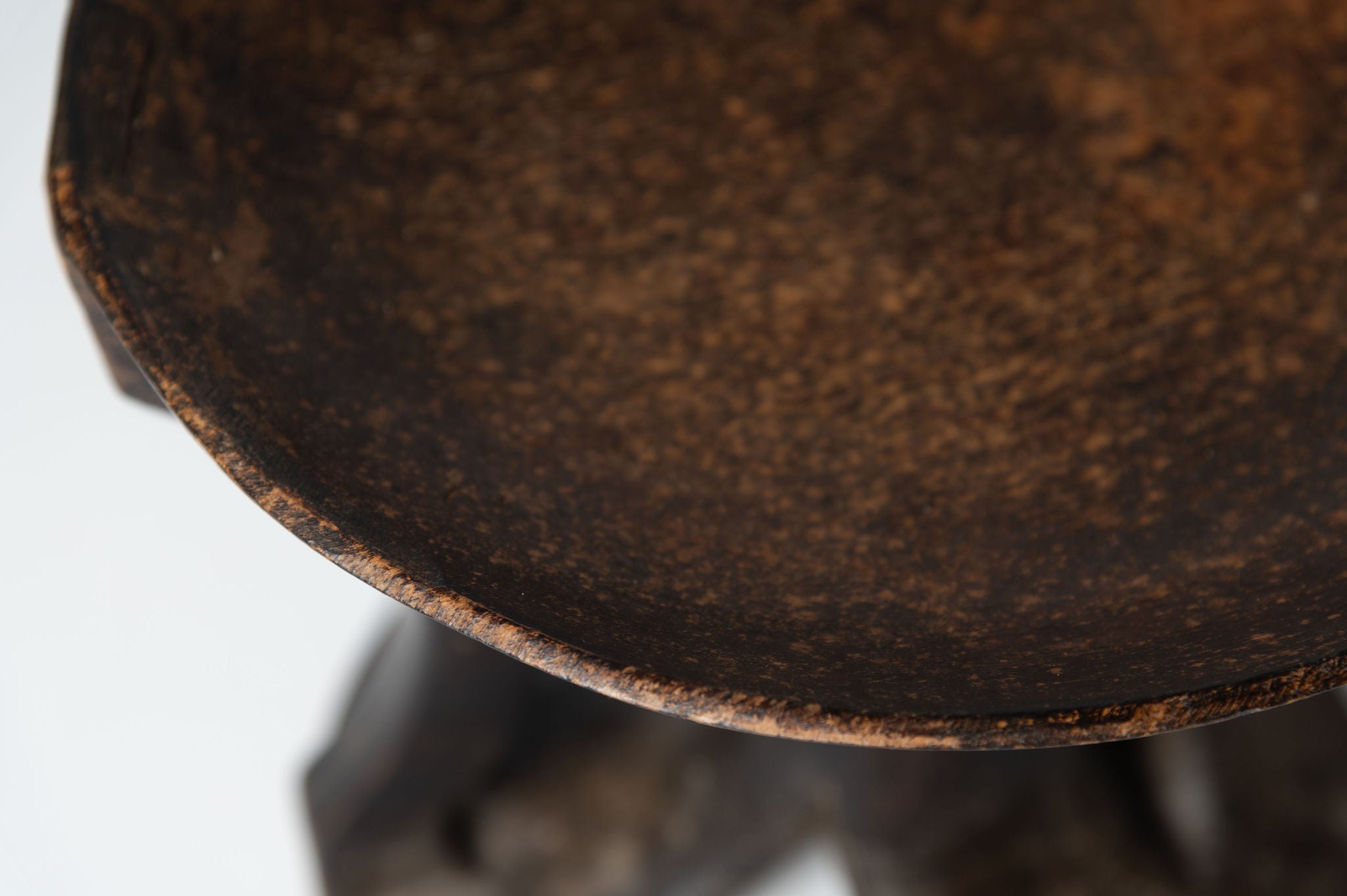 Antique Nagaland wooden pedestal bowls