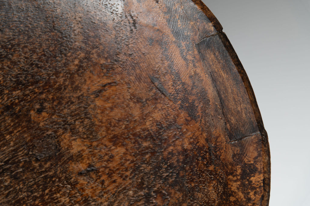 Antique Nagaland wooden pedestal bowls