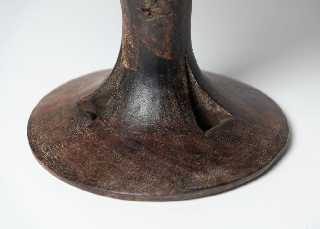 Antique Nagaland wooden pedestal bowls