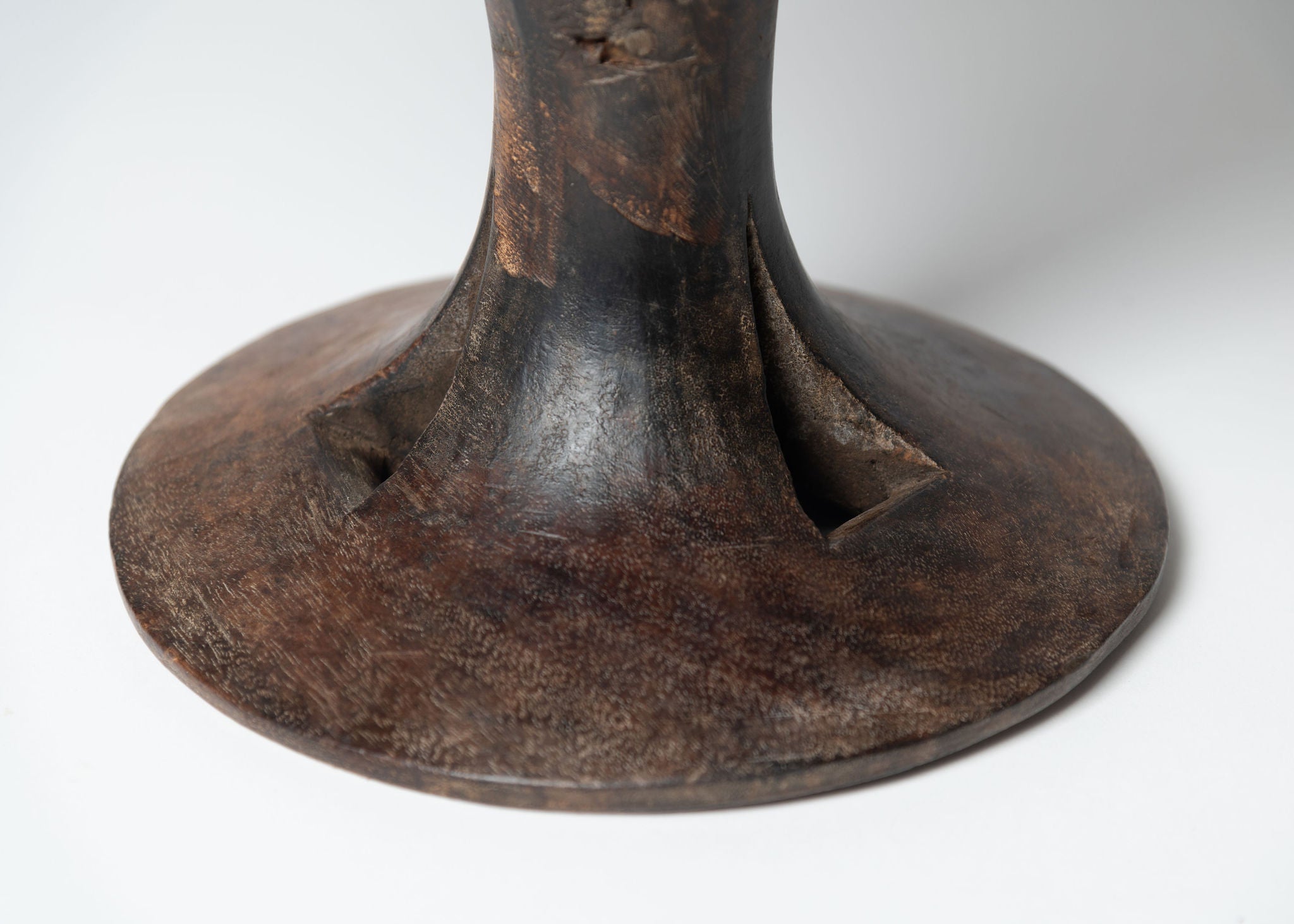 Antique Nagaland wooden pedestal bowls