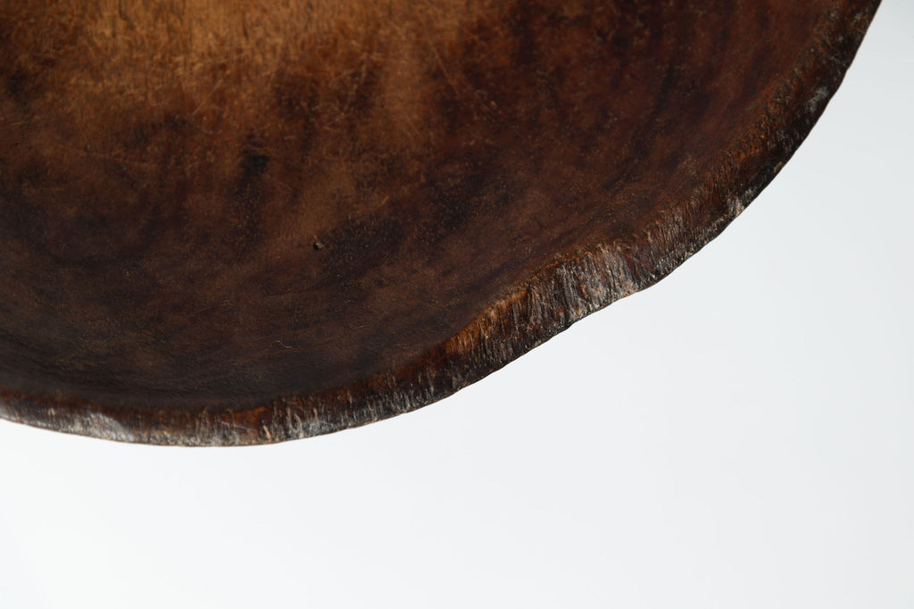 Antique Nagaland wooden pedestal bowls
