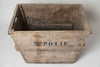 Antique French champagne trugs