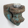 Reclaimed Indian architectural salvage candle wall sconce