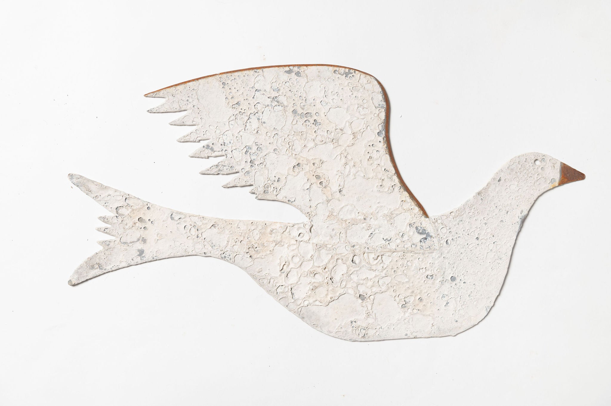 Handcrafted metal shaker style dove