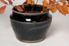 Vintage Chinese black glazed pot